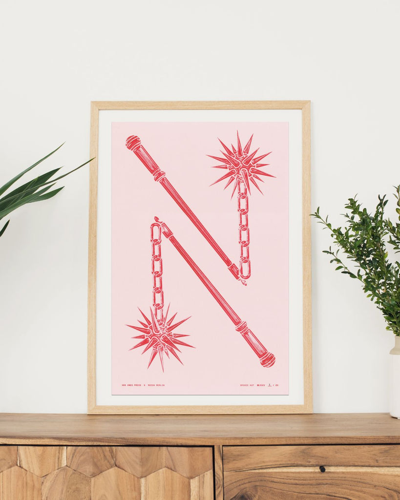 Spikes Out Print