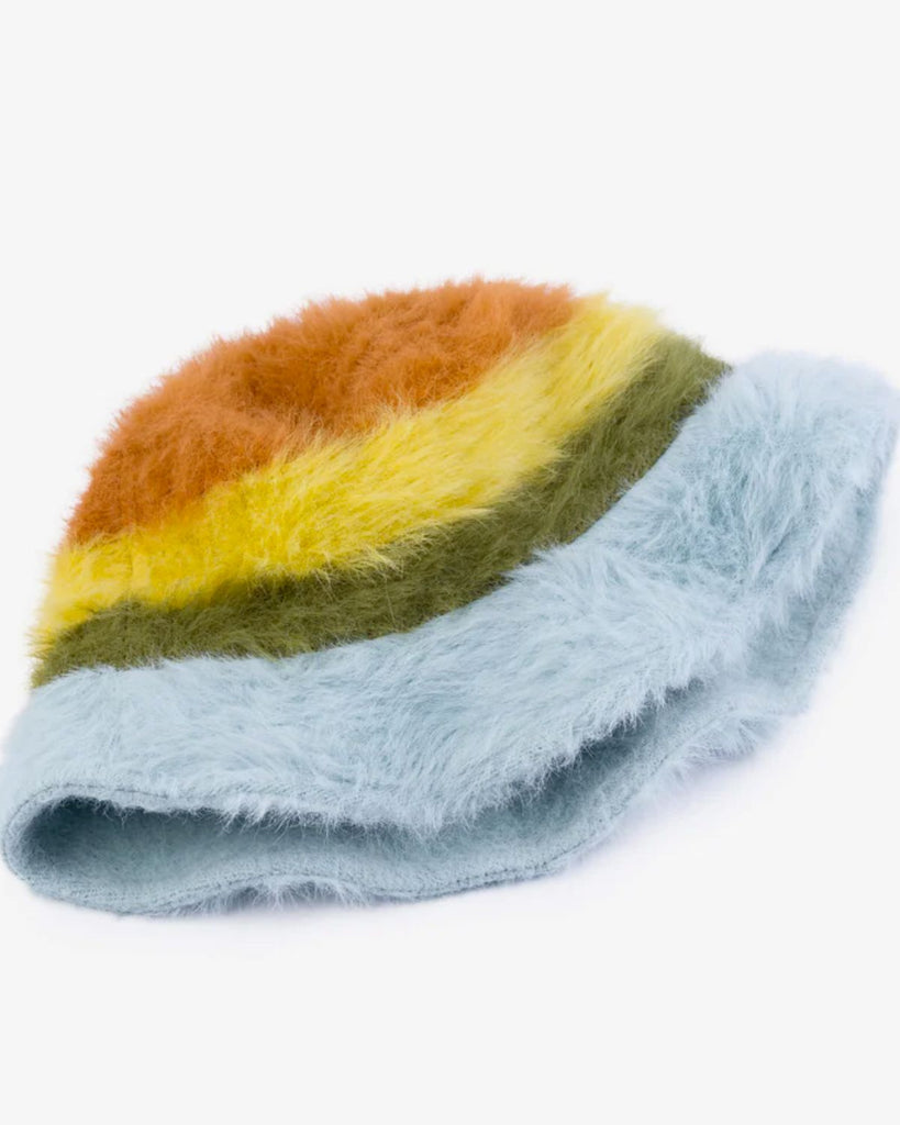 Verloop Fuzzy Knit Faux Fur Beanie Hat